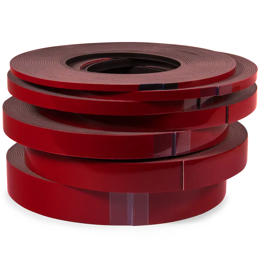 Dubbelzijdige kleefband rood 9mm x 10m  (1)
