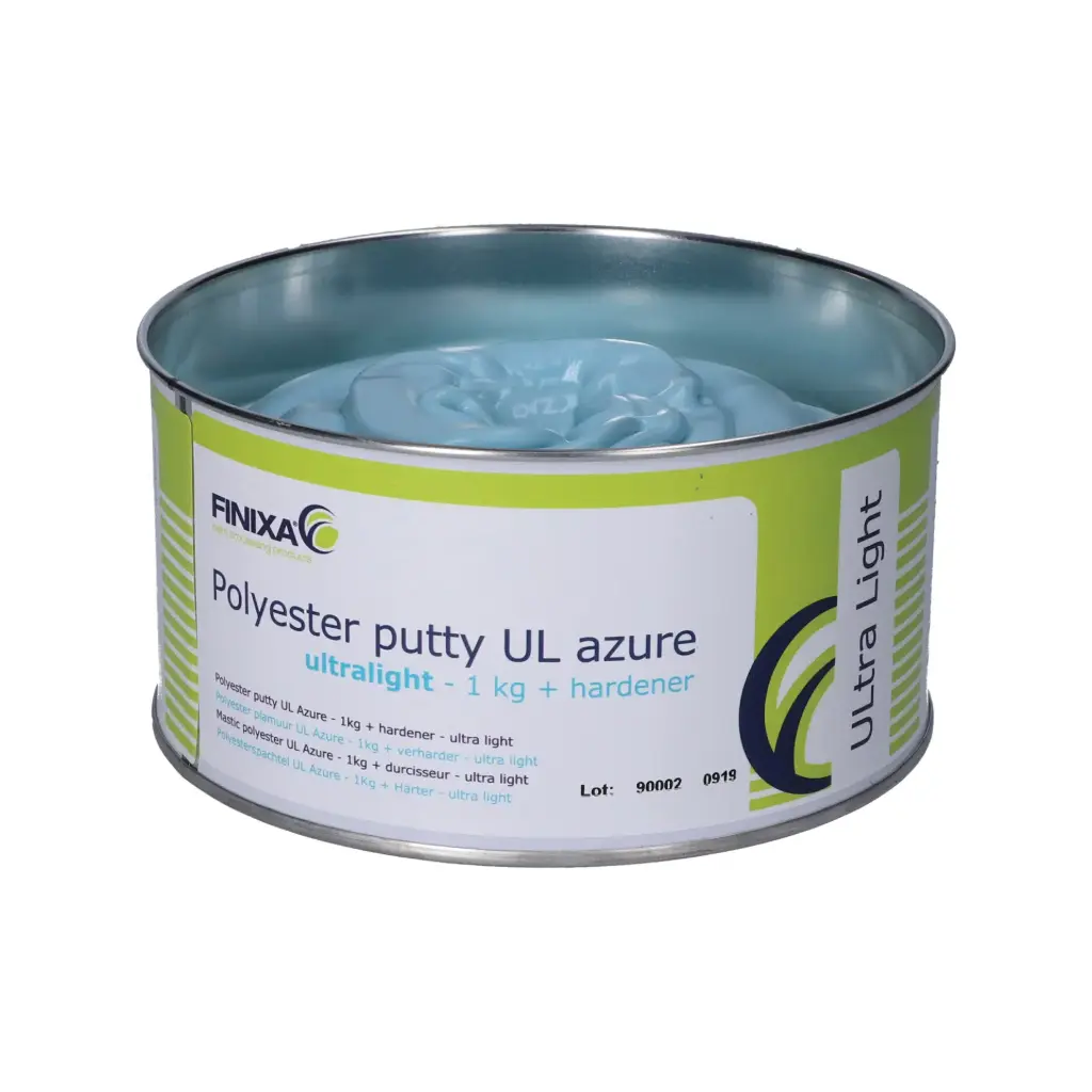 Polyester plamuur UL Azure 1kg - ultra light + verharder (6)