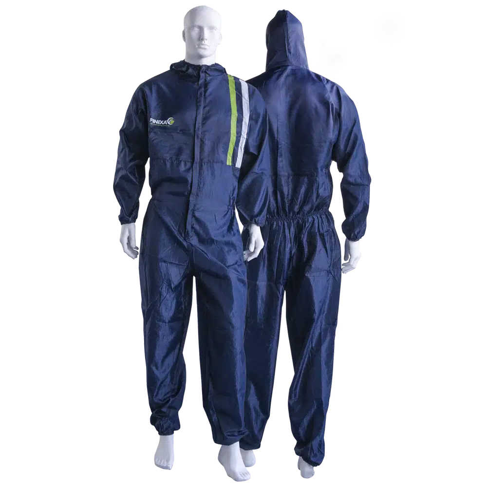 Finixa polyester spuitoverall blauw - XL 54-56 (1)
