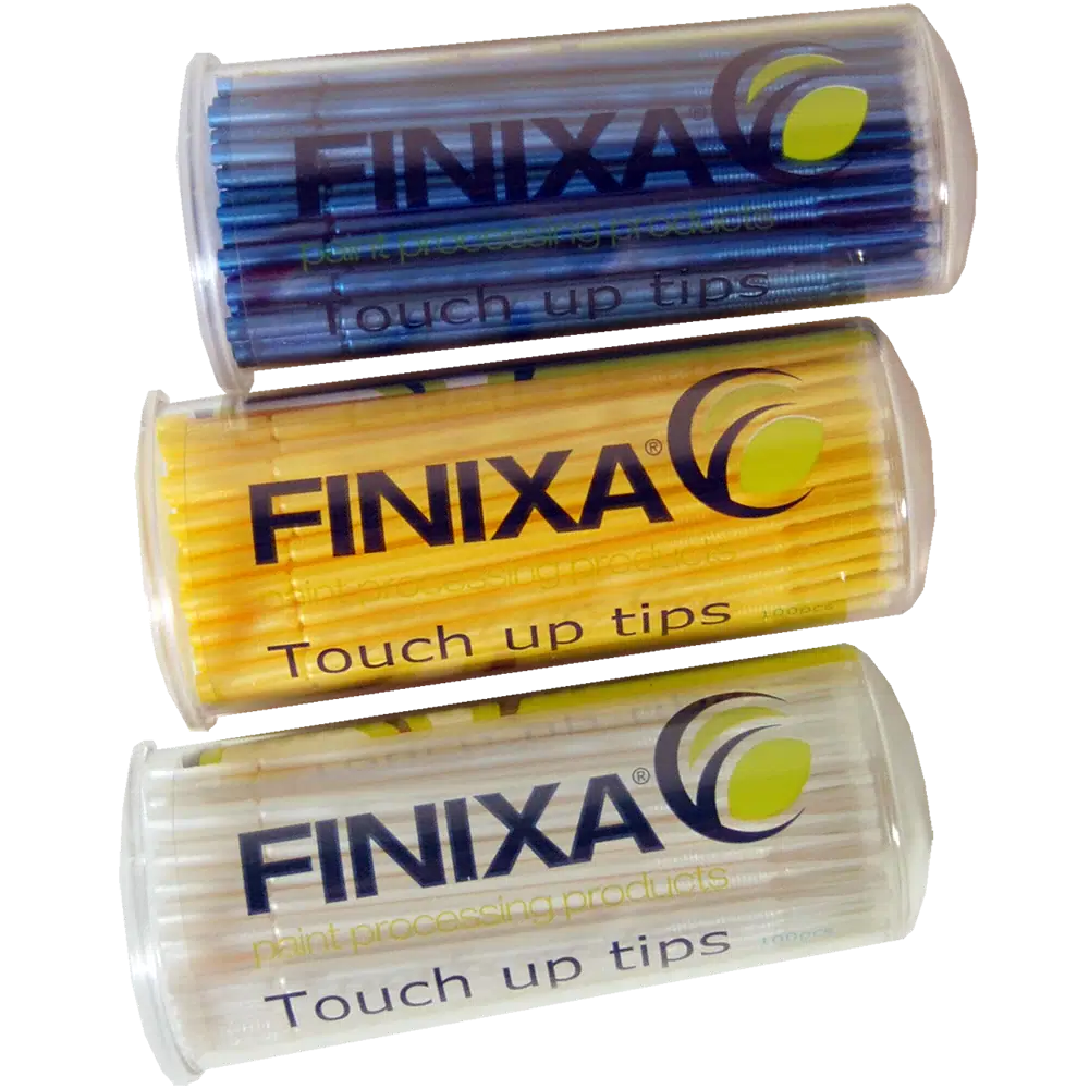 Retouchetips in disp. koker 100st. blauw 2mm (1)