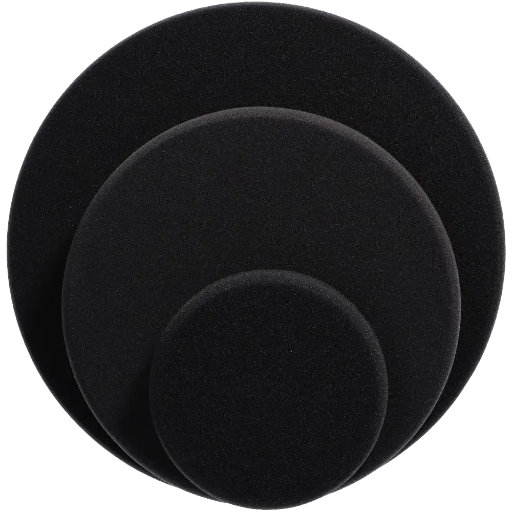 Zwarte foam pad 'soft' 145/30mm - 2st.  (1)