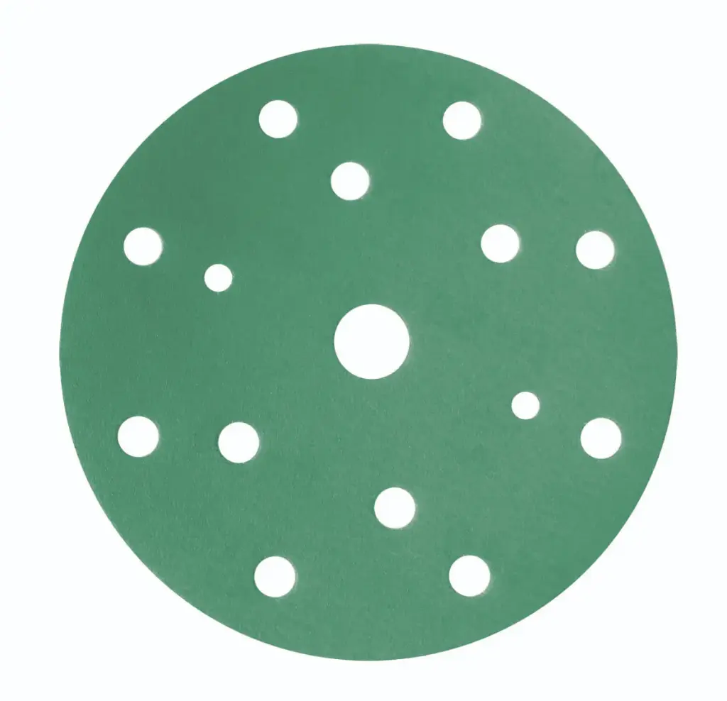green schuurschijven Ï150mm - 15 gaten P180 100st