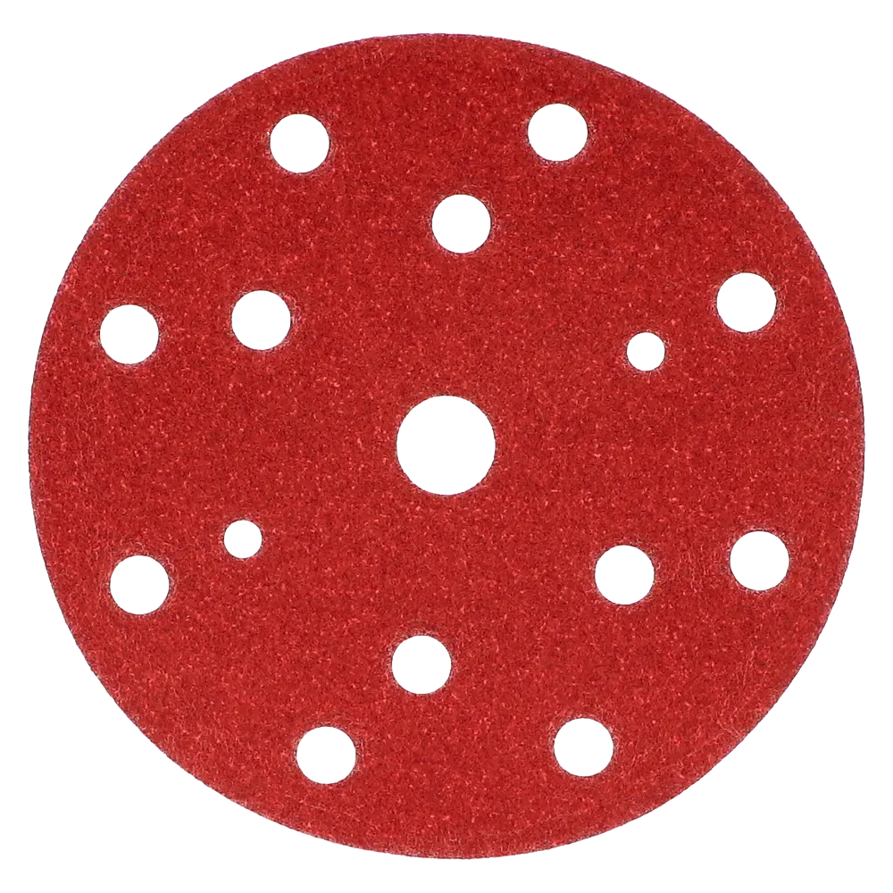 Schuurschijven rood-papier-Ø150mm 15 gaten P240 100st. 