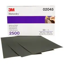 3M Wetordry Schuurvel 401Q, 138 mm x 230 mm, P2500, 09546