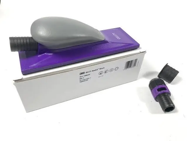3M Hookit Purple+ Multihole handblok, 70 mm x 198 mm, 05171