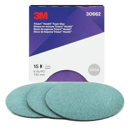 3M 30662 Hookit Foam Schuurschijf 443SA 5000, 150mm, 51130