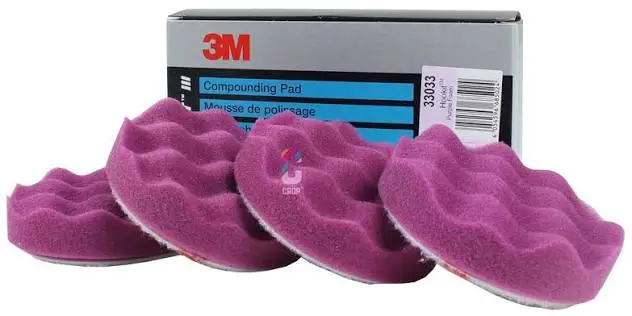 3M Perfect-It 1-staps finishing schuimpad, paars, 80 mm, 33033