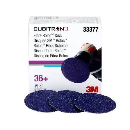 3M Cubitron II Roloc Fibre Disc 786C, 50 mm, 36+, 33377