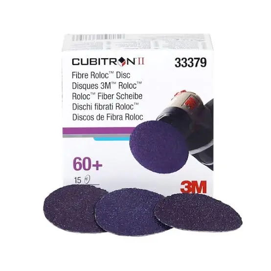 3M Cubitron II Roloc Fibre Disc 786C, 50 mm, 60+, 33379