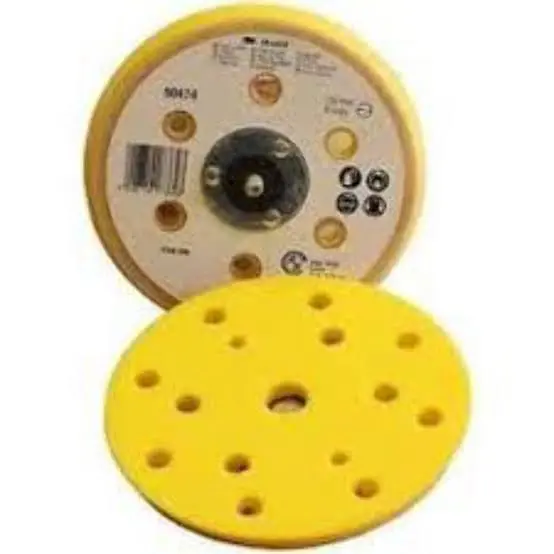 3M Hookit Steunschijf, 150 mm, 8 mm (5/16 in), 15 gaten, Hard, 50474