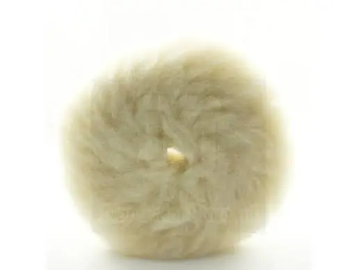 3M 50881 QC DOUBLE SIDED WHITE WOOL COMPOUNDING PAD 150MM