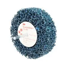 Scotch-Brite Clean & Strip Schijf CG-ZS op stift, blauw, 100 mm x 25 mm x 6 mm, S XCRS