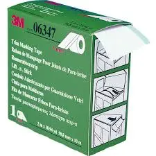 3M Geperforeerde Trim Masking Tape, 7 mm, harde band, 50,8 mm x 10 m, 06347