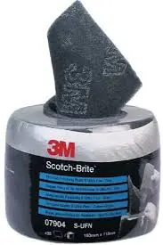 Scotch-Brite Clean and Finish Schuurrol, 150 mm x 115 mm, S UFN, Grijs
