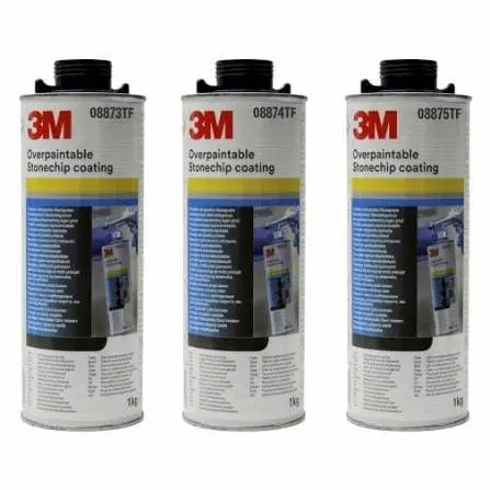 3M Body Gard Structuurcoating, beschermende coating, wit, 1 kg, 08875