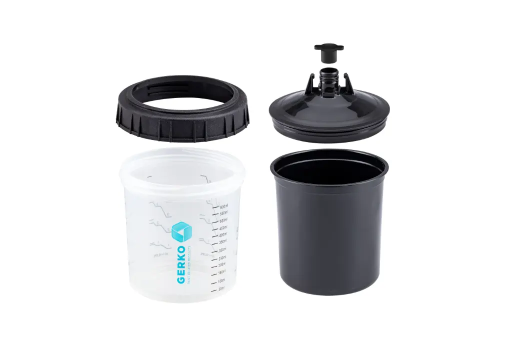 Gerko paint system 190µm 600ml UV - 50 sets + buitenbeker