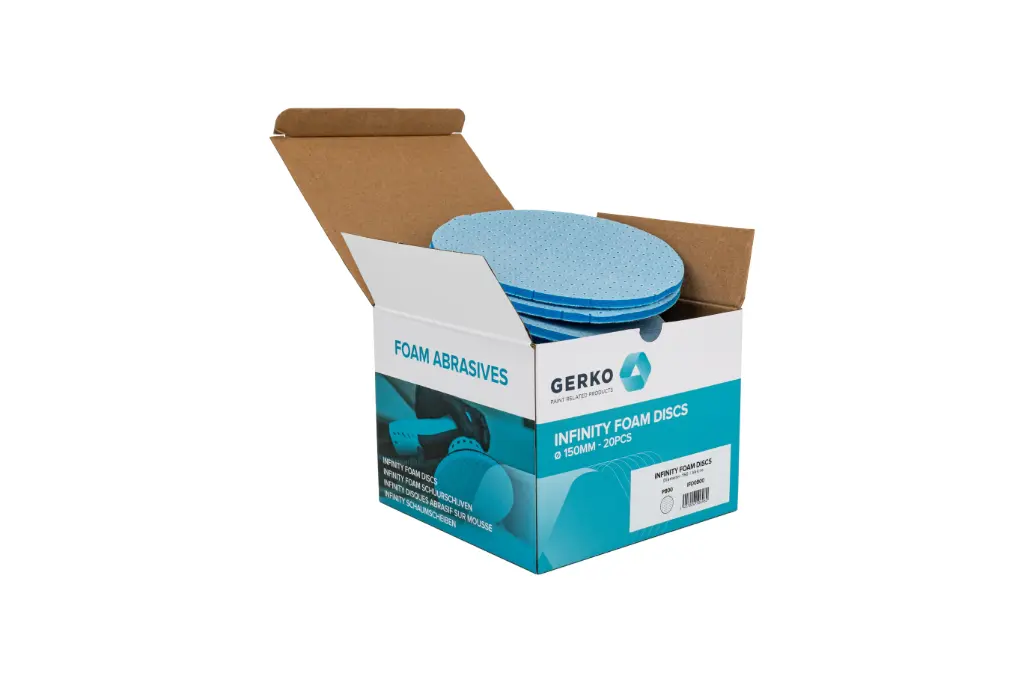 Gerko infinity foam schuurschijven ø150 P600 (20st.)