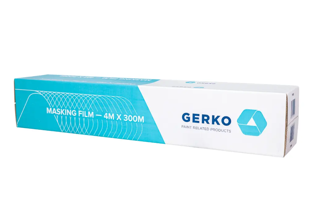 Gerko verfhechtende spuitfolie in een doos 4m x 300m                   