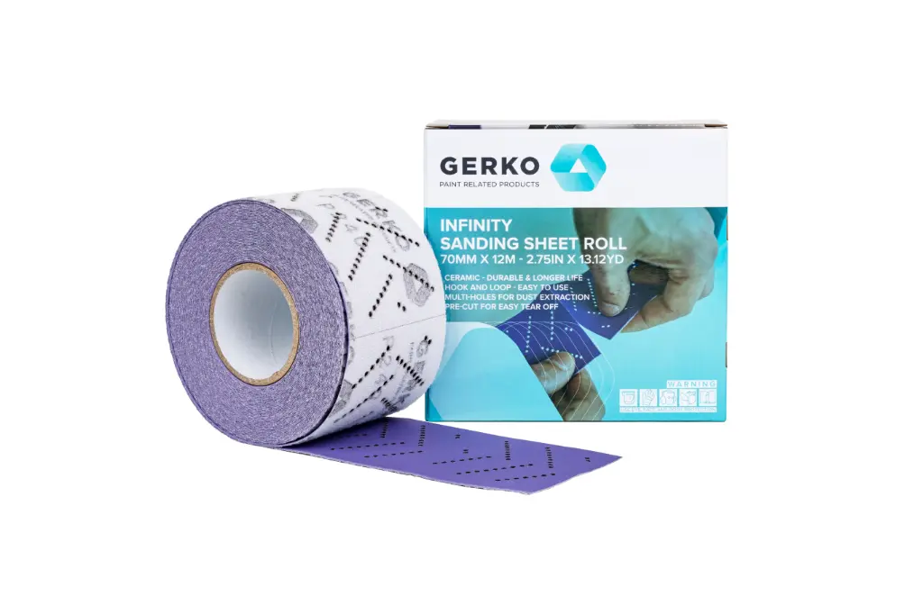 Gerko Infinity rol schuurpapier 70mm x 12m – P320