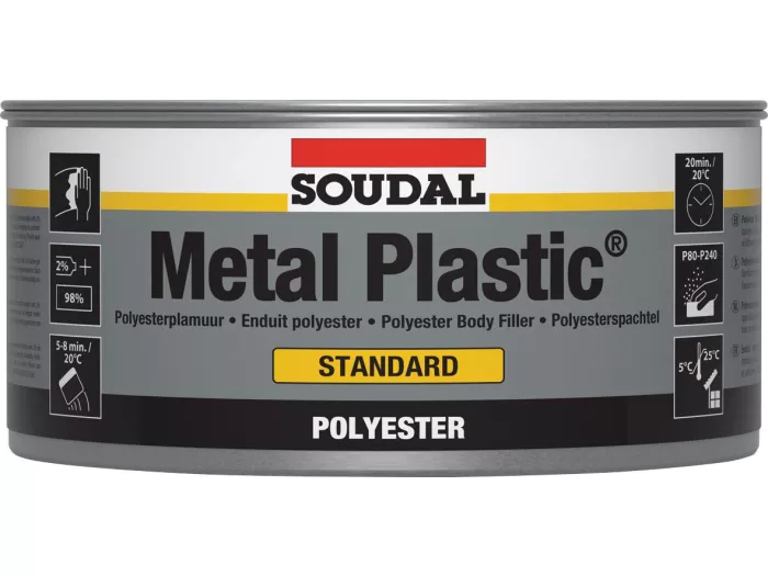 2kg Metal Plastic STANDARD Grey 