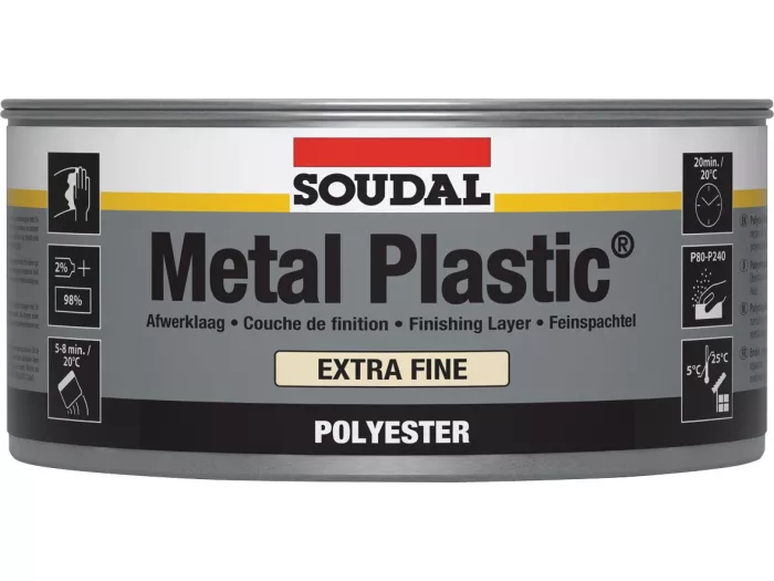 2kg Metal Plastic Extra Fine White