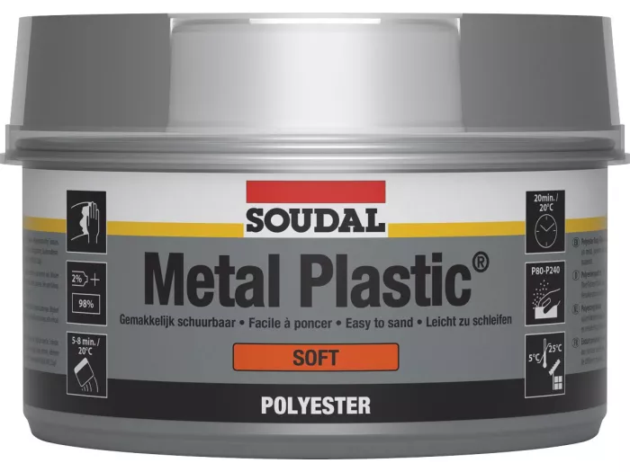 1kg Metal Plastic Soft Beige