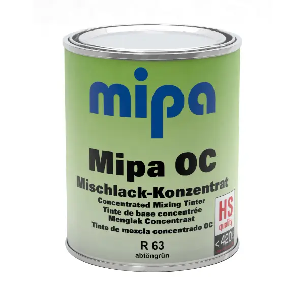 Mipa OC-R63 abtöngrün 1L Mischlack-Konzentrat Gr.II   (3)