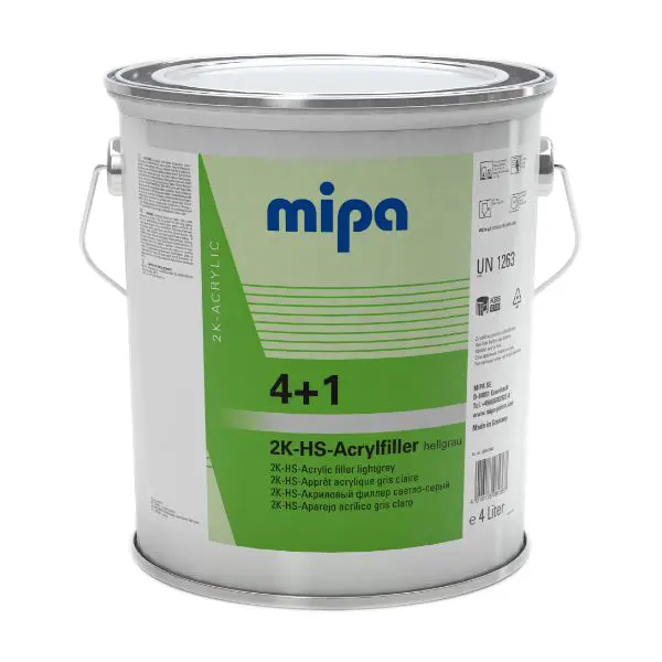 Mipa 4 +1 Acrylfiller HS 4 l hellgrau