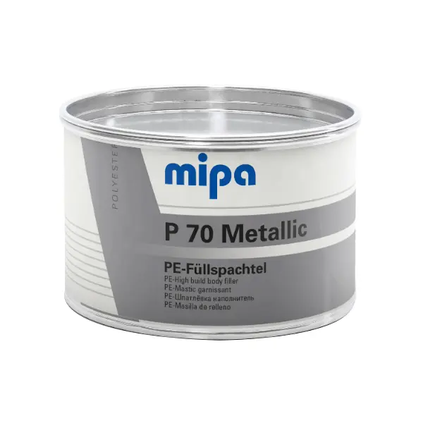 Mipa P70 PE-vulplamuur metallic incl. verharder 1KG      (12)