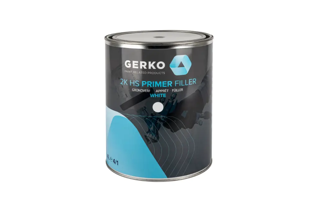 Gerko 2K HS grondverf wit 4L 