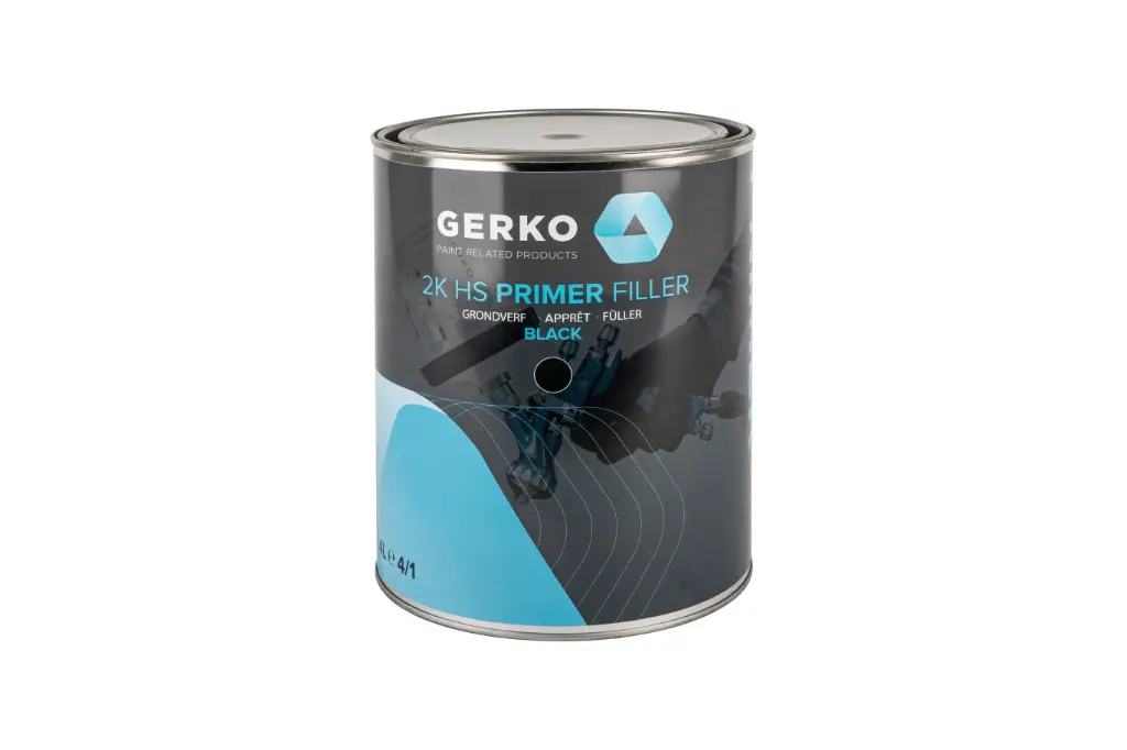 Gerko 2K HS grondverf zwart 4L