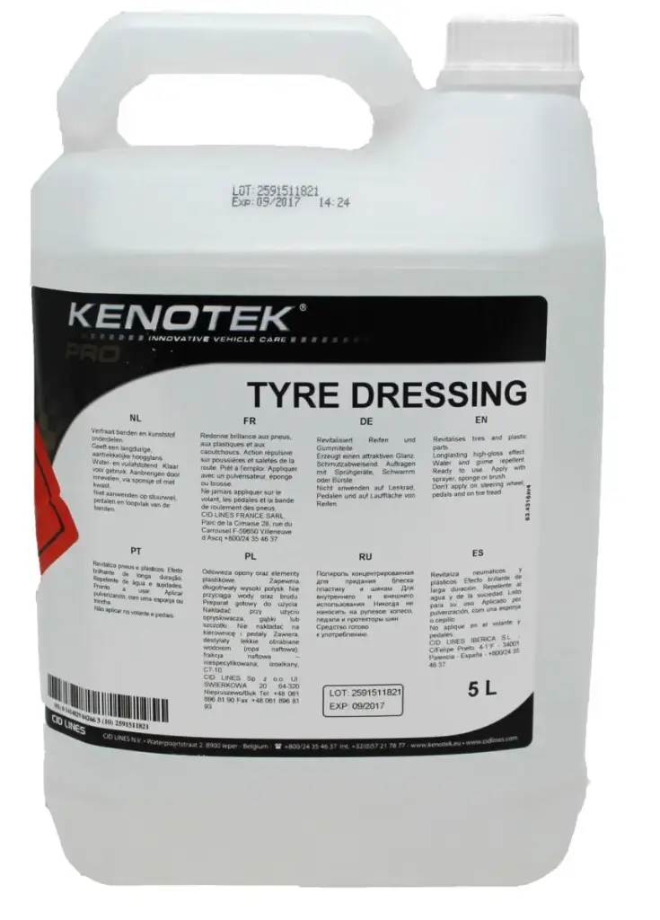 Kenotek Tyre dressing, inhoud: 5 L