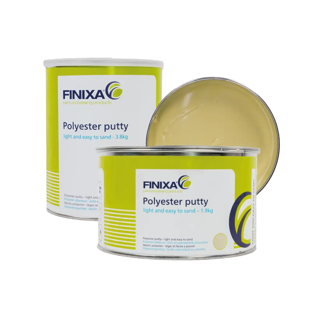 Polyester plamuur 1.9kg - licht en gemakkelijk schuurbaar + verharder (8)