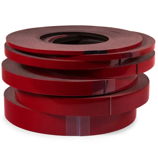 [DZB 15] Dubbelzijdige kleefband rood 15mm x 10m  (1)