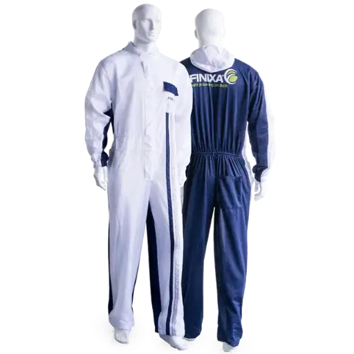 [PHO 11] Finixa high-tec spuitoverall wit/blauw XXL (1)