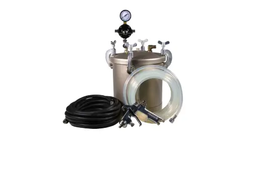 [SPG 80] Drukvat 10L incl. 10m slang + spuitpistool 1.8mm (1)