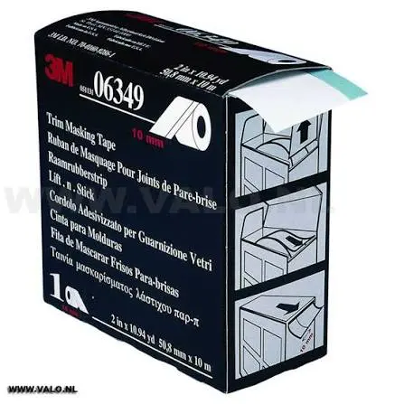 [06349] 3M Geperforeerde Trim Masking Tape, 10 mm harde band, 50,8 mm x 10 m, 06349