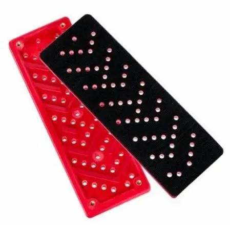 [28531] 3M Hookit Clean Sanding steunschijf, 28531, rood, 70 mm x 198 mm x 12.7 mm, 33 gaten
