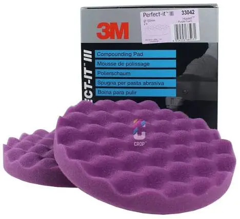 [33042] 3M Perfect-It 1-staps finishing schuimpad, paars, 150 mm, 33042