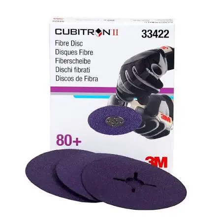 [33422] 3M Cubitron II Fiberschijf, PN33422, 125 mm x 22 m, 80+