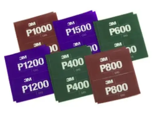 [34341] 3M Flexibele Hookit Schuurvellen 270J, 140 mm x 171 mm, P1000, 34341
