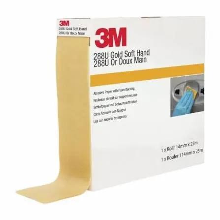 [41245] 3M Soft Hand schuurrol 288U, 114 mm x 25 m, P800, 50340