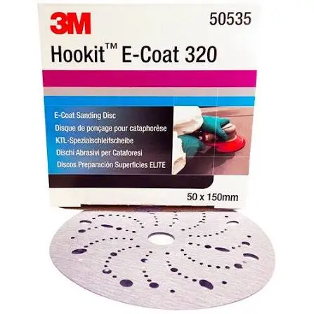 [50535] 3M Hookit Schuurschijf 337U, 150 mm, Multihole, P320, 50535