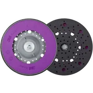 [51124] 3M Hookit Multihole steunschijf, 150 mm, 8 mm (5/16 in), Zacht, 51124