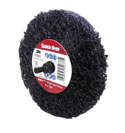 [51894] Scotch-Brite Roloc+ Clean and Strip Schijf XT-ZR Pro, 125 mm x 13 mm x 6 mm, S XCRS