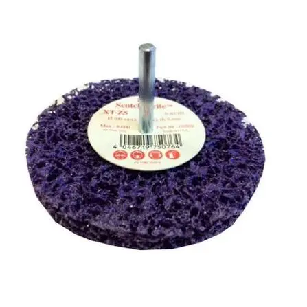 [51924] Scotch-Brite Clean and Strip Schijf XT-ZS Pro op stift, 100 mm x 13 mm x 6 mm, S XCRS