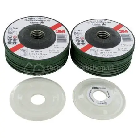 [60634] 3M Green Corps Afbraamschijf, Ï 125 mm x 22 mm, P36