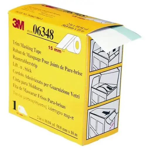 [6348] 3M Geperforeerde Trim Masking Tape, 15 mm, harde band, 50,8 mm x 10 m, 06348