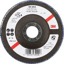 [65040] 3M Lamellenschijf 566A, 125 mm, P120, Vlak, PN65040