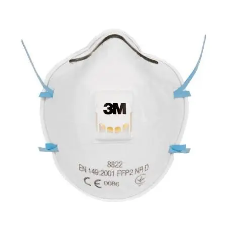 [8822] 3M Stofmasker, FFP2, met ventiel, 8822